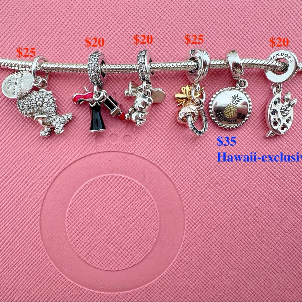 Authentic Pandora Charms and Dangles (brand new or like new)